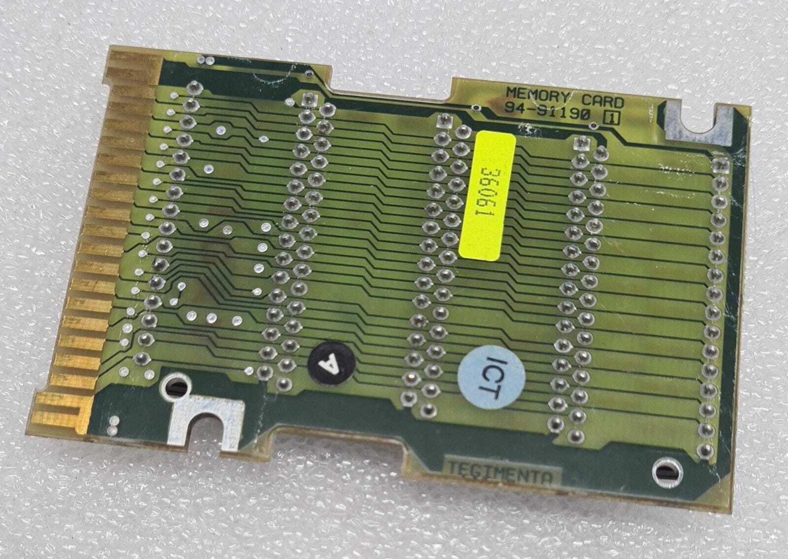Roche Cobas MEMORY CARD 94-91190 Tegimenta 4* AT27C010 20DC 9347