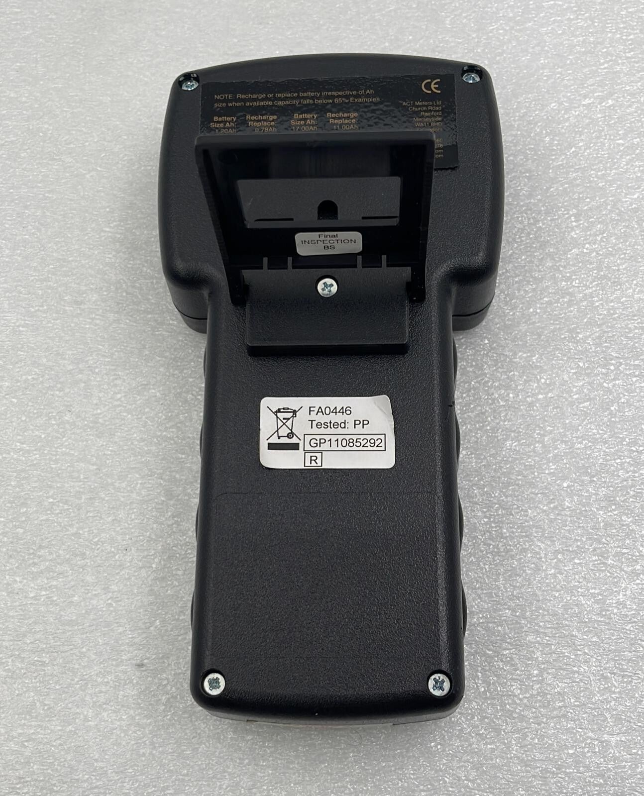 ACT GOLD-PLUS FA0446 Intelligent Battery Tester 6V/12V 1.2Ah - 100Ah