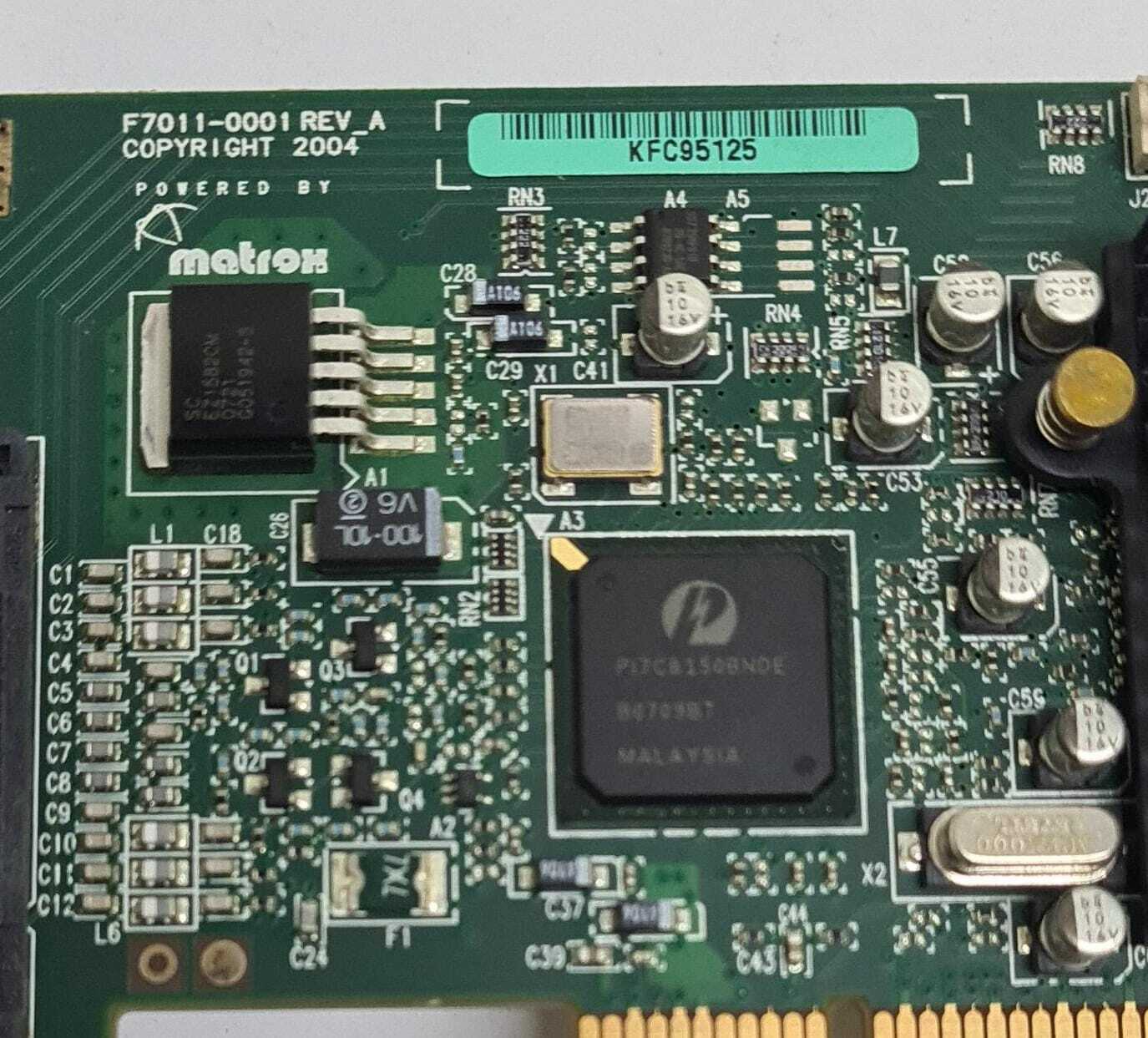 Matrox G550 F7011-0001 Low-Profile 32MB PCI Dual Video G55MDDAP32DBF & F15941-00