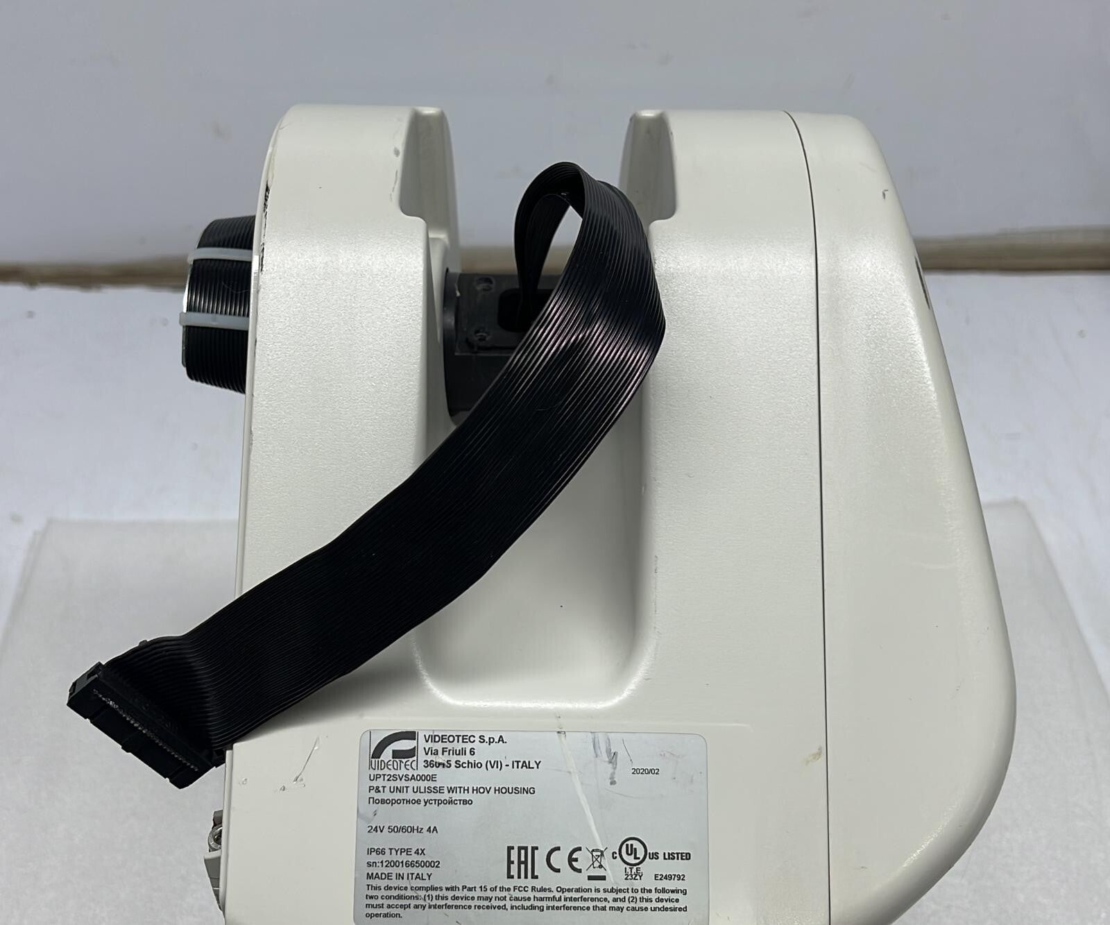 VIDEOTEC Security Camera UPT2SVSA000E P&T Unit type 4x **AS IS