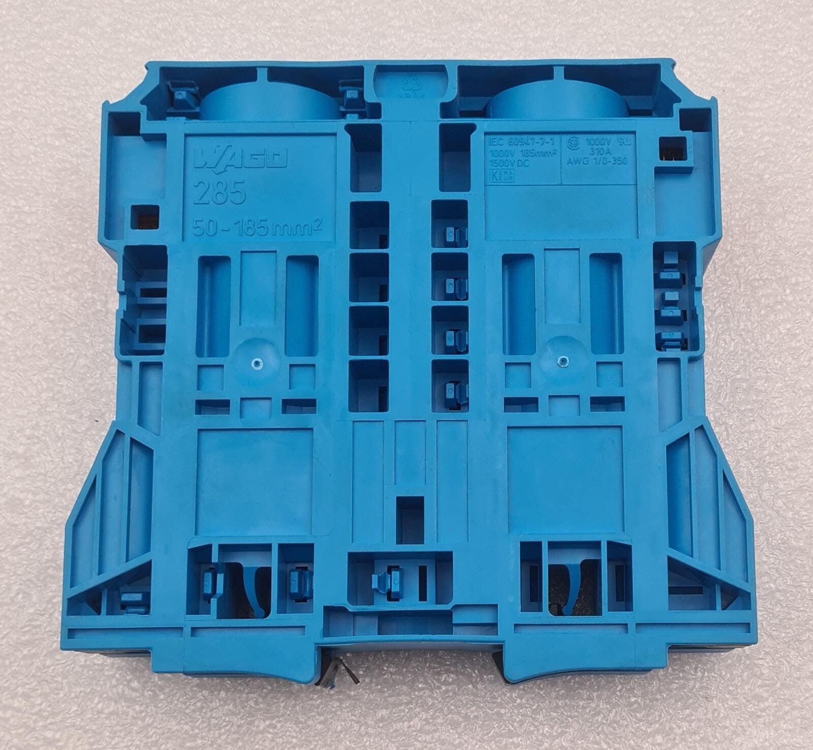 WAGO 285 50-185mm 0285-1184 IEC 60947-7-1 DIN Rail Mount Terminal Block