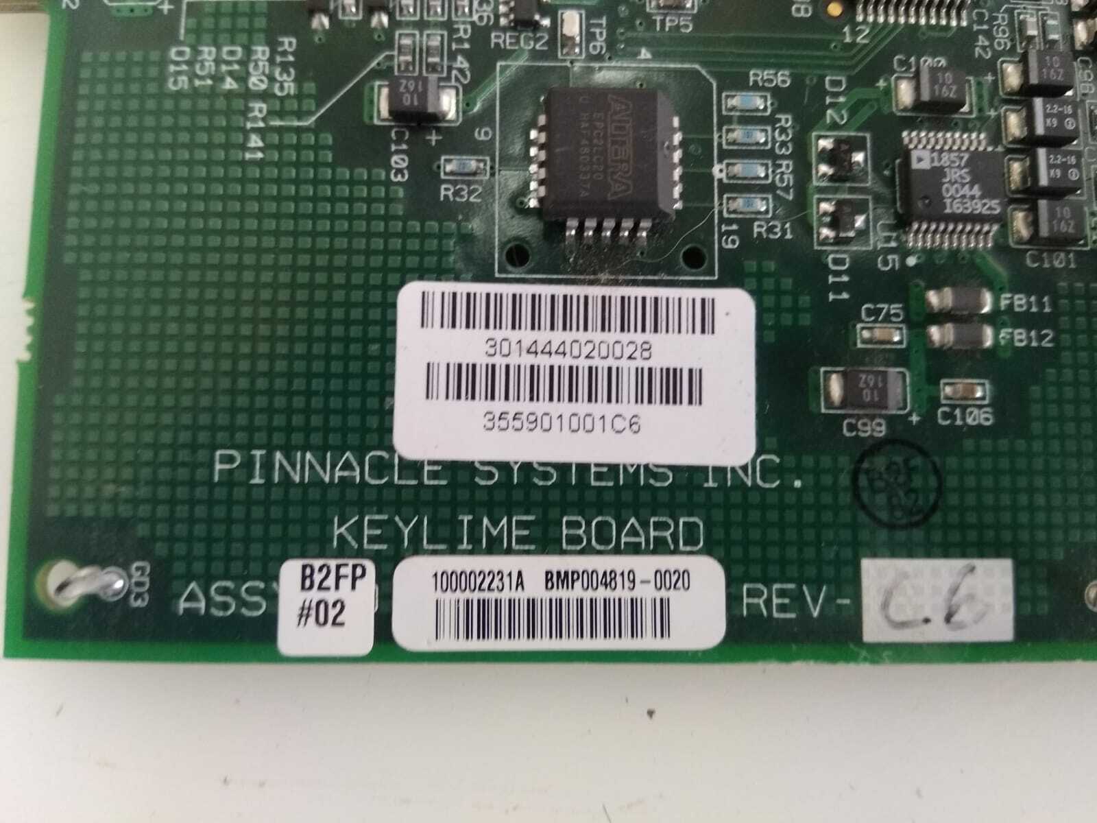 Pinnacle Systems Keylime Board 51012514 Pci Rev c6 Bmp004819 0020