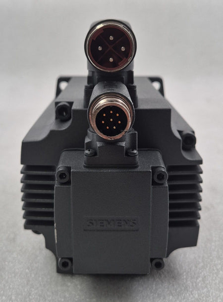Siemens 1FL6052 servo motor connector rear view