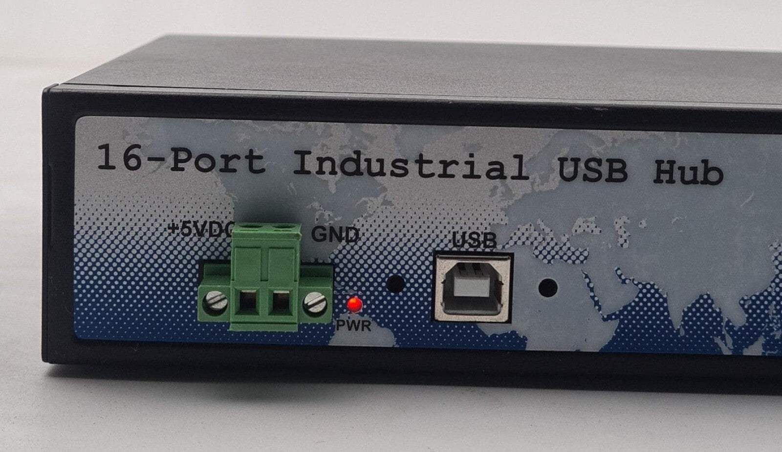 Coolgear 16-Port Industrial USB Hub W/ Rack Mount