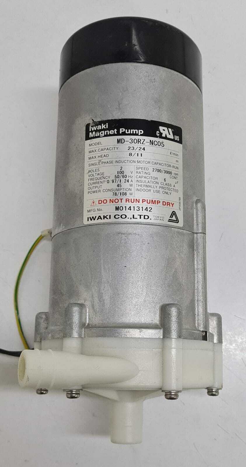 Iwaki Magnet Pump MD-30RZ-NC05 23/24 l/m 100V - No Base