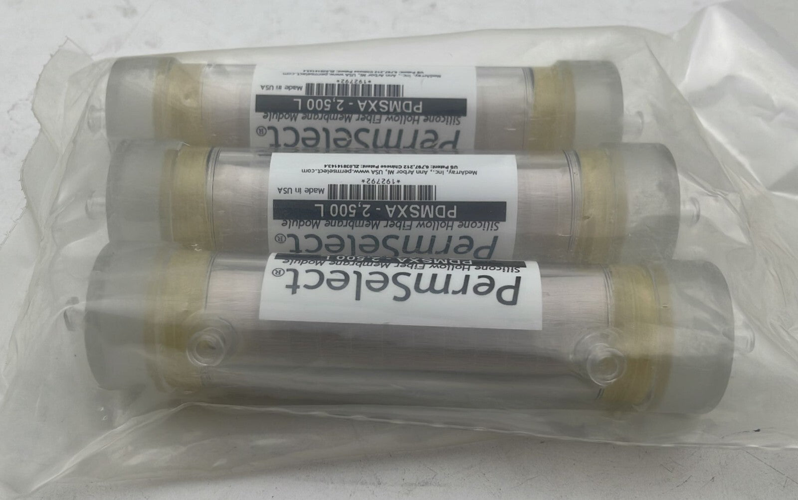 [LOT 3] NEW - PermSelect Silicone Hollow Fiber Membrane Module PDMSXA - 2500 L