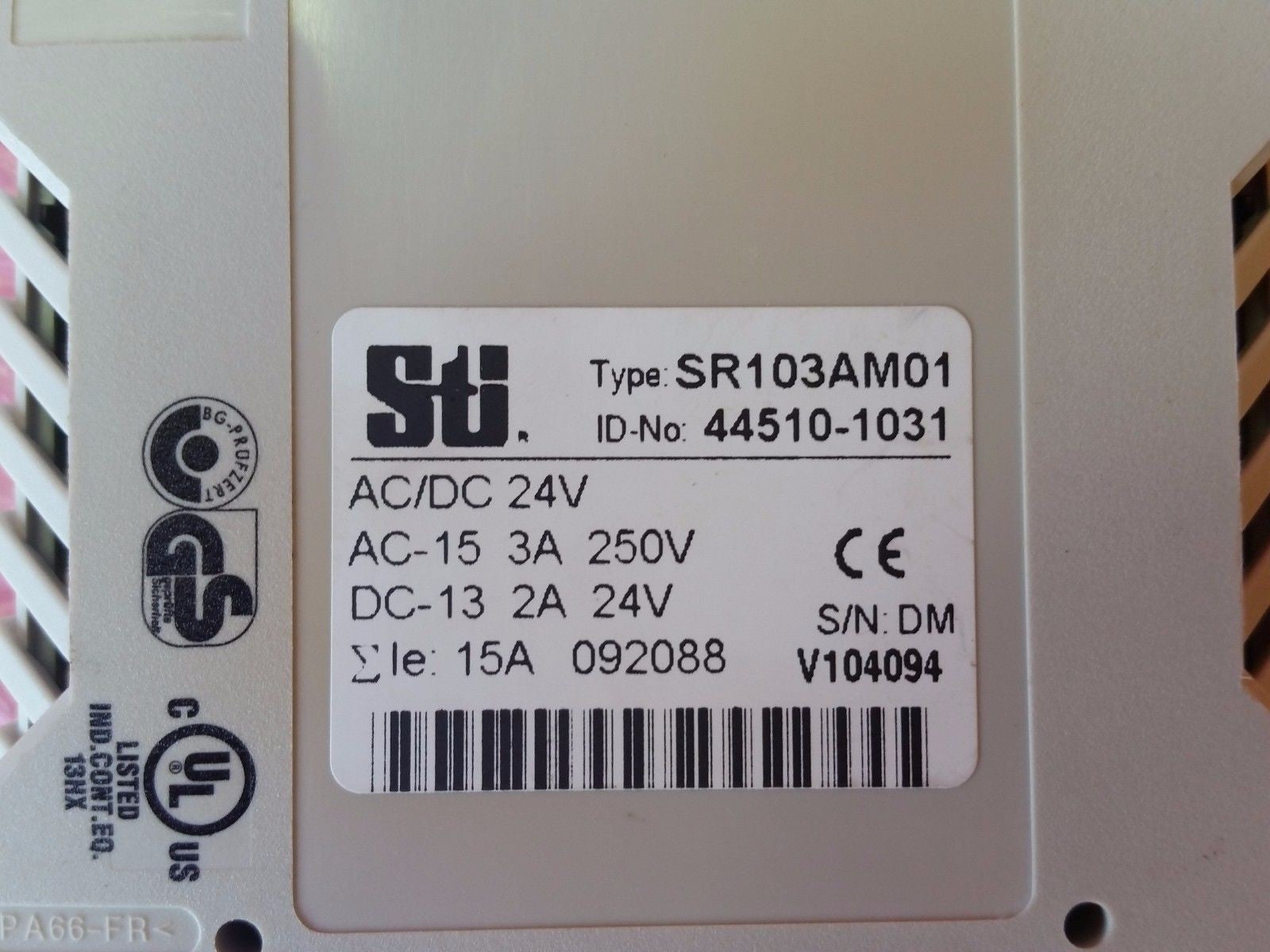 Sti Safety Monitor Relay Sr103am01 Electric Component