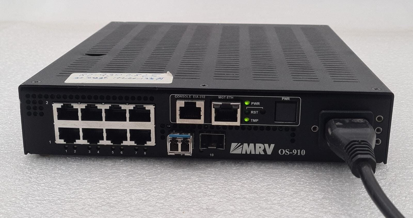MRV OS-910 OS910/AC-1 Demarcation Platform RJ45 10/100/1000 BASE-T+2 1000FX SFP