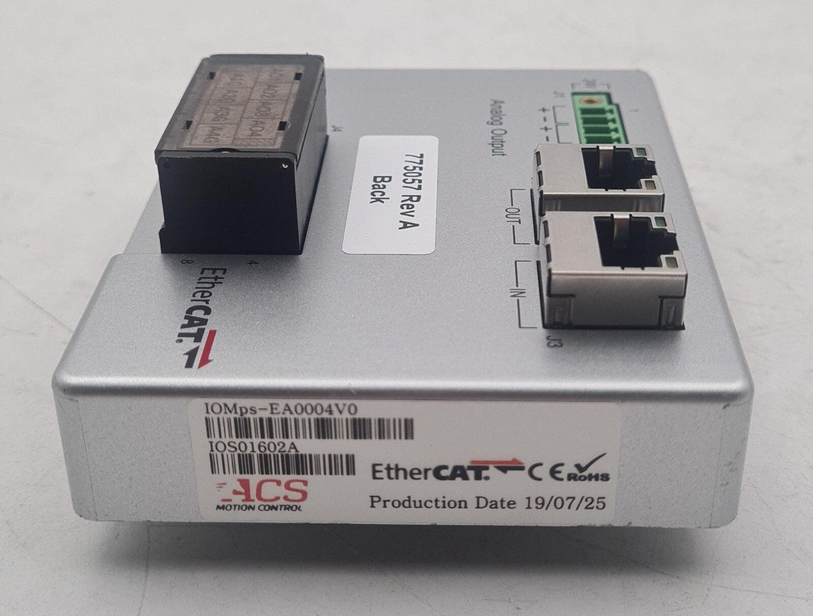 ACS MOTION CONTROL EtherCAT Analog Output Module IOMps-EA0004V0 775057 5kHz