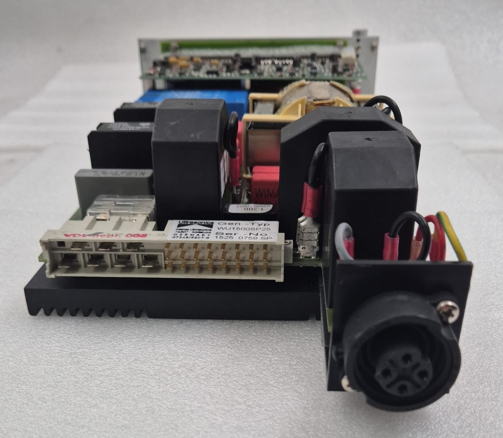 WEBER SONOPOWER WU 1500 SP 25 side module connector view