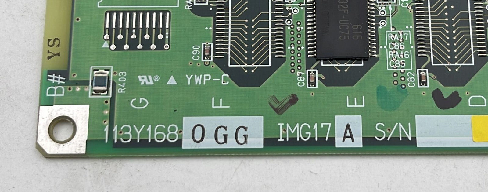 FujiFilm 113Y168 OGG IMG17 A PCB Circuit Board from Fujifilm XG5000