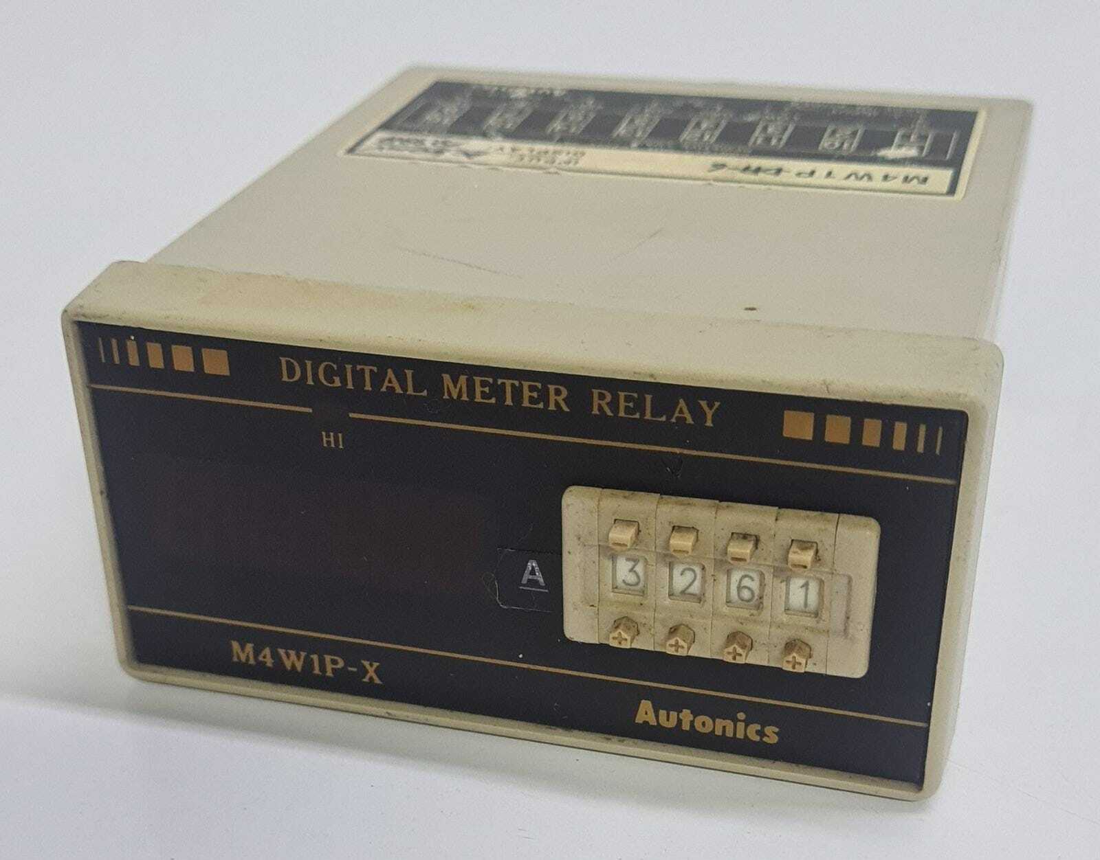 Autonics M4W1P-X Digital Meter Relay Panel Meter M4W1P-DA-6