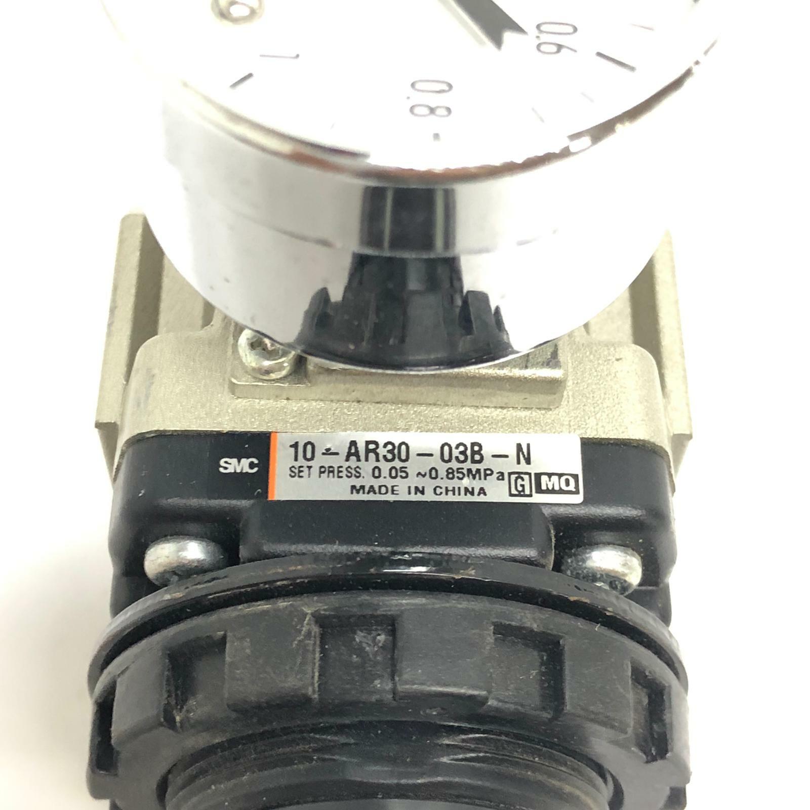 Smc 10 Ar 30 03b N Clean Modular Regulator Set Pressure 0.05 0.85 Mpa w Gauge