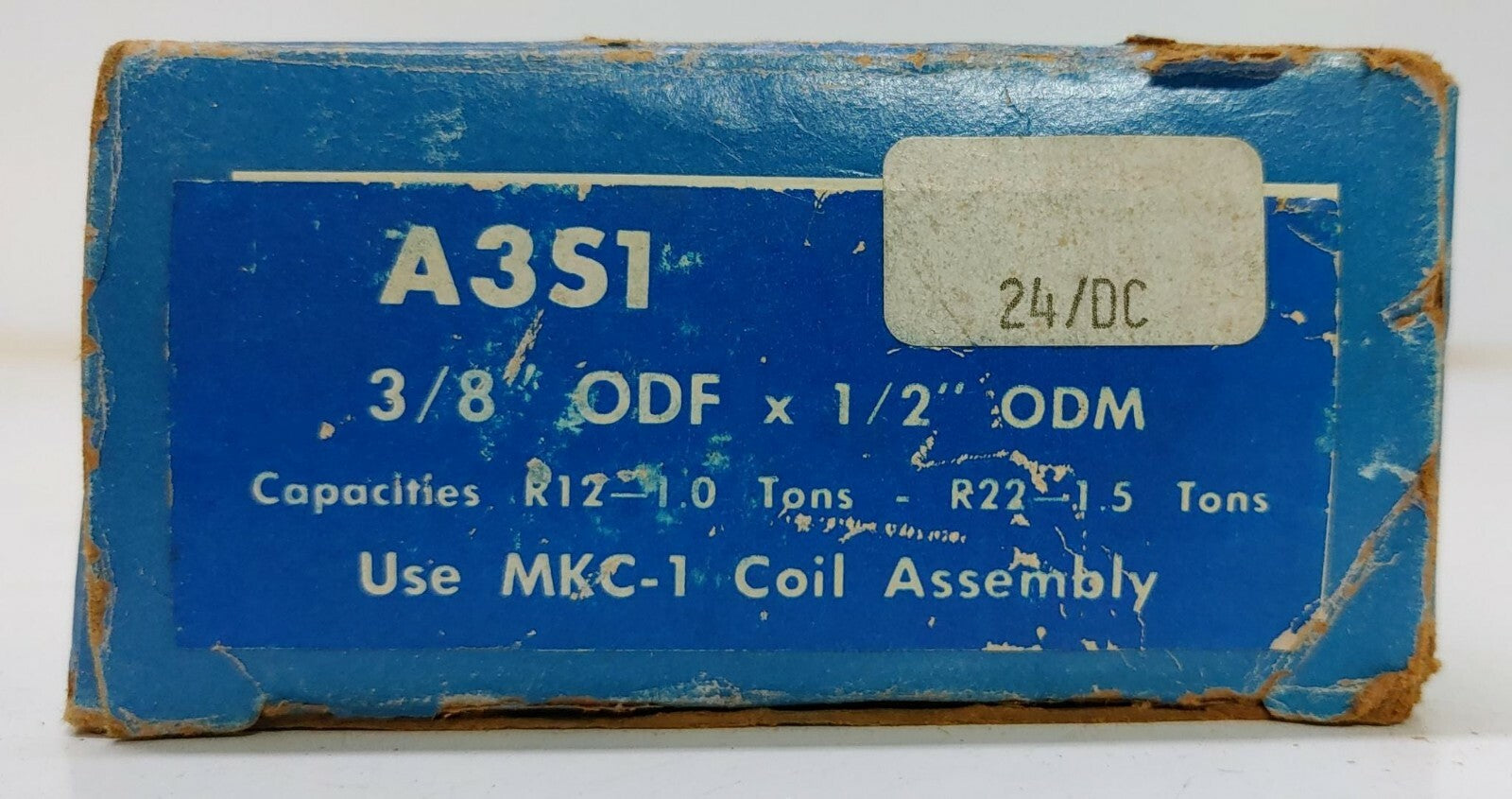 SPORLAN Solenoid Valve A3S1 / 3/8" ODF X 1/2" ODM / 24/DC