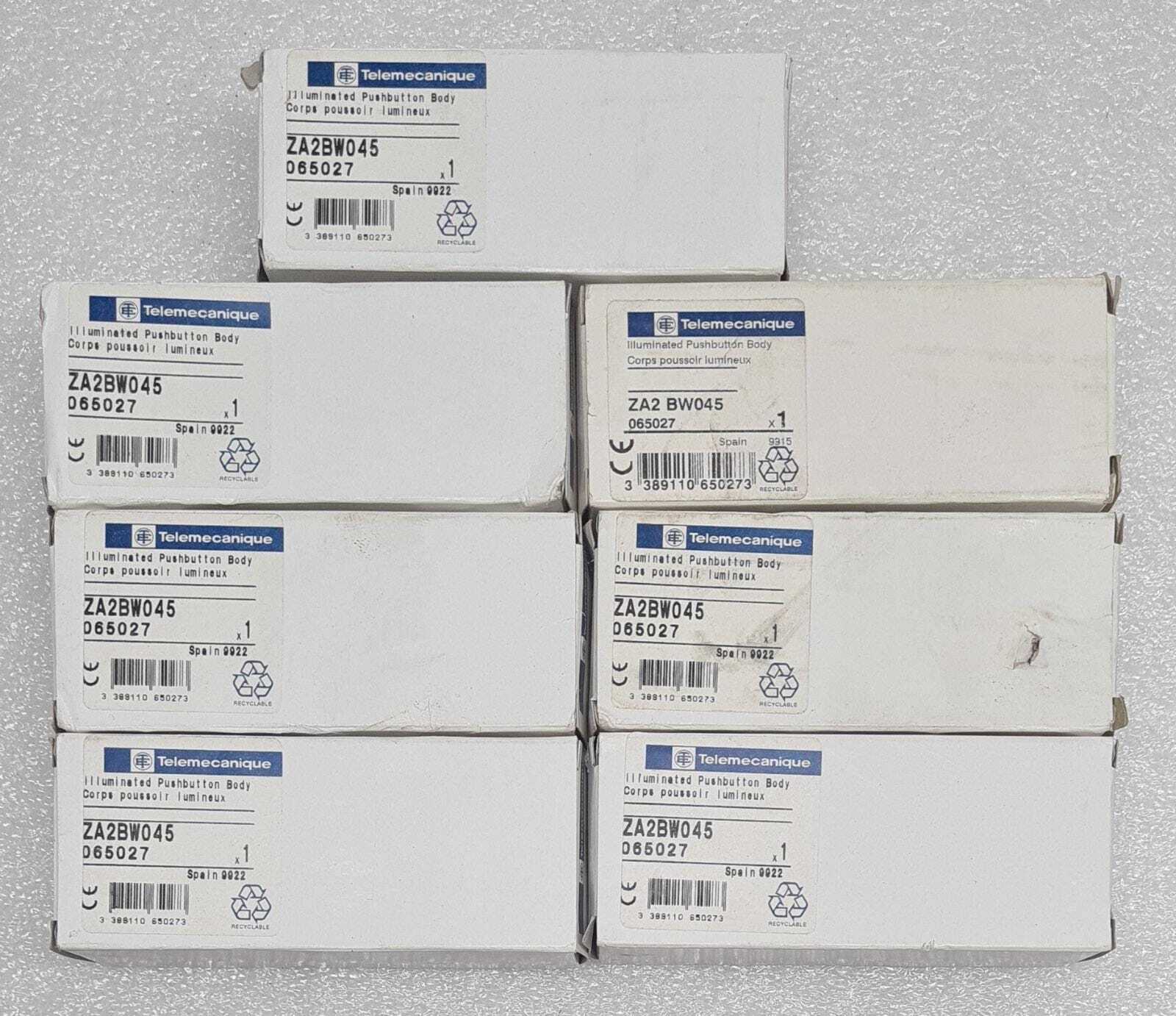 [LOT OF 7] NEW - Telemecanique ZA2BW045 065027 Light Block Illuminated
