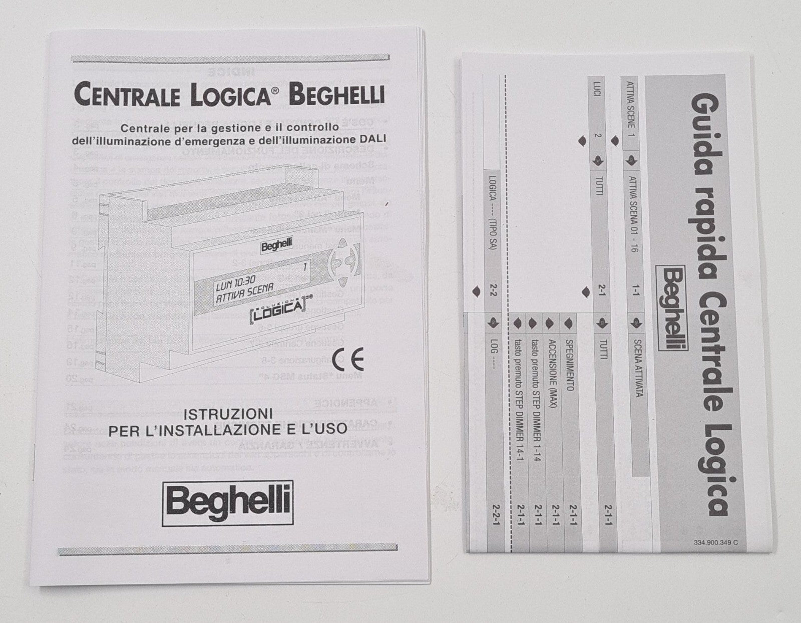 Beghelli 12100 CENTRALE LOGICA PRAZISA Remote Control Logic