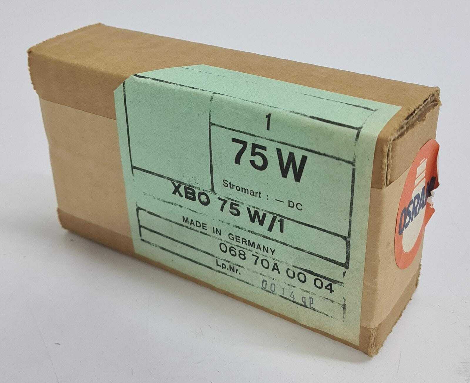 NEW - OSRAM XBO 75W/1 068 70A 00 04 High Pressure Xenon Lamp Bulb 75W