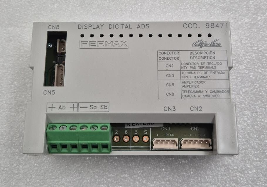 NEW - FERMAX City Line DIGITAL DISPLAY MODULE COD 98471 ADS