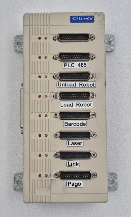 ADVANTECH OPT8BP serial port labeling panel view