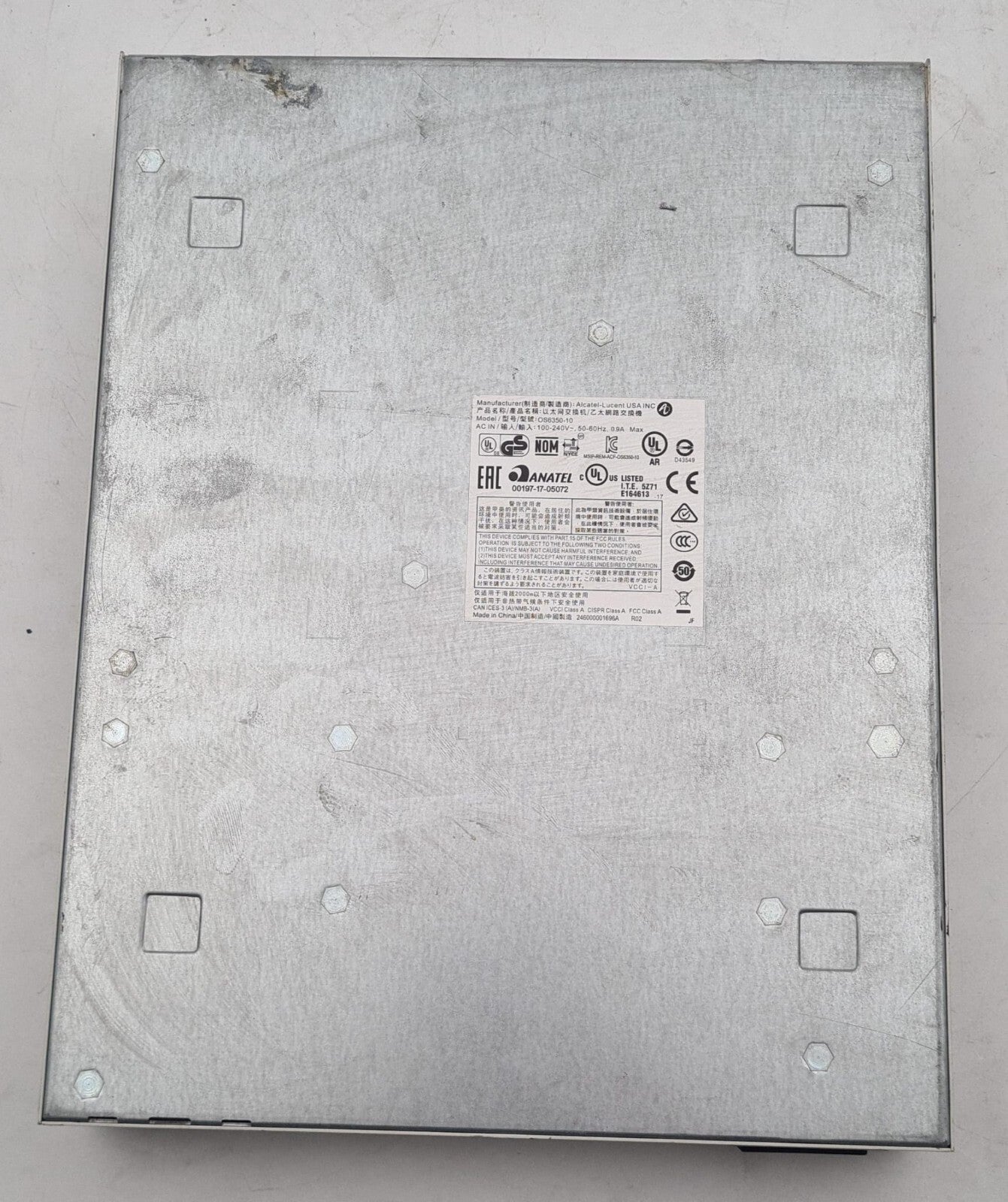Alcatel Lucent OS6350-10 Omniswitch Switch 903868-90 100-240V