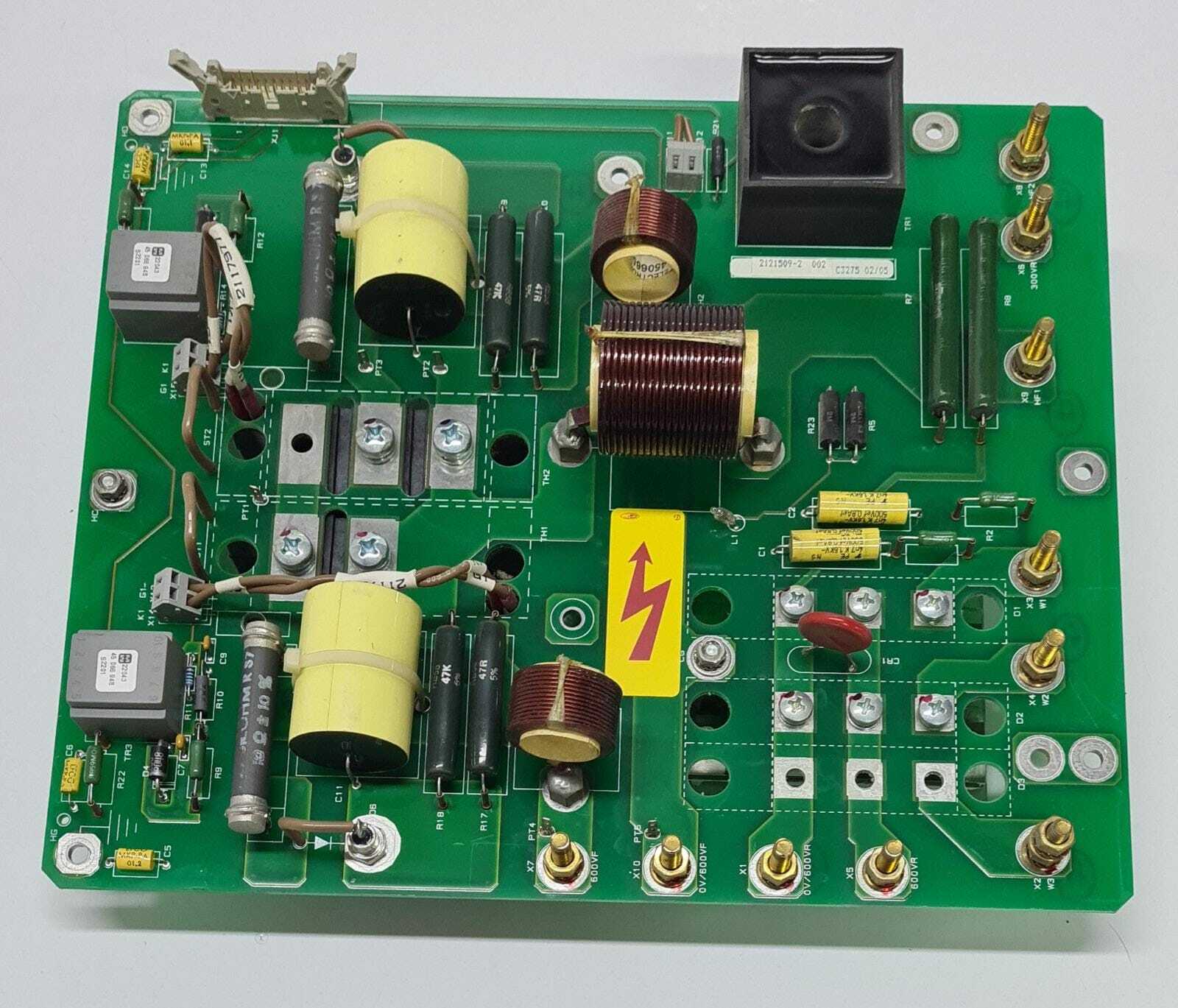 GE Senographe DMR+ 2121509-2-002 inverter board front view