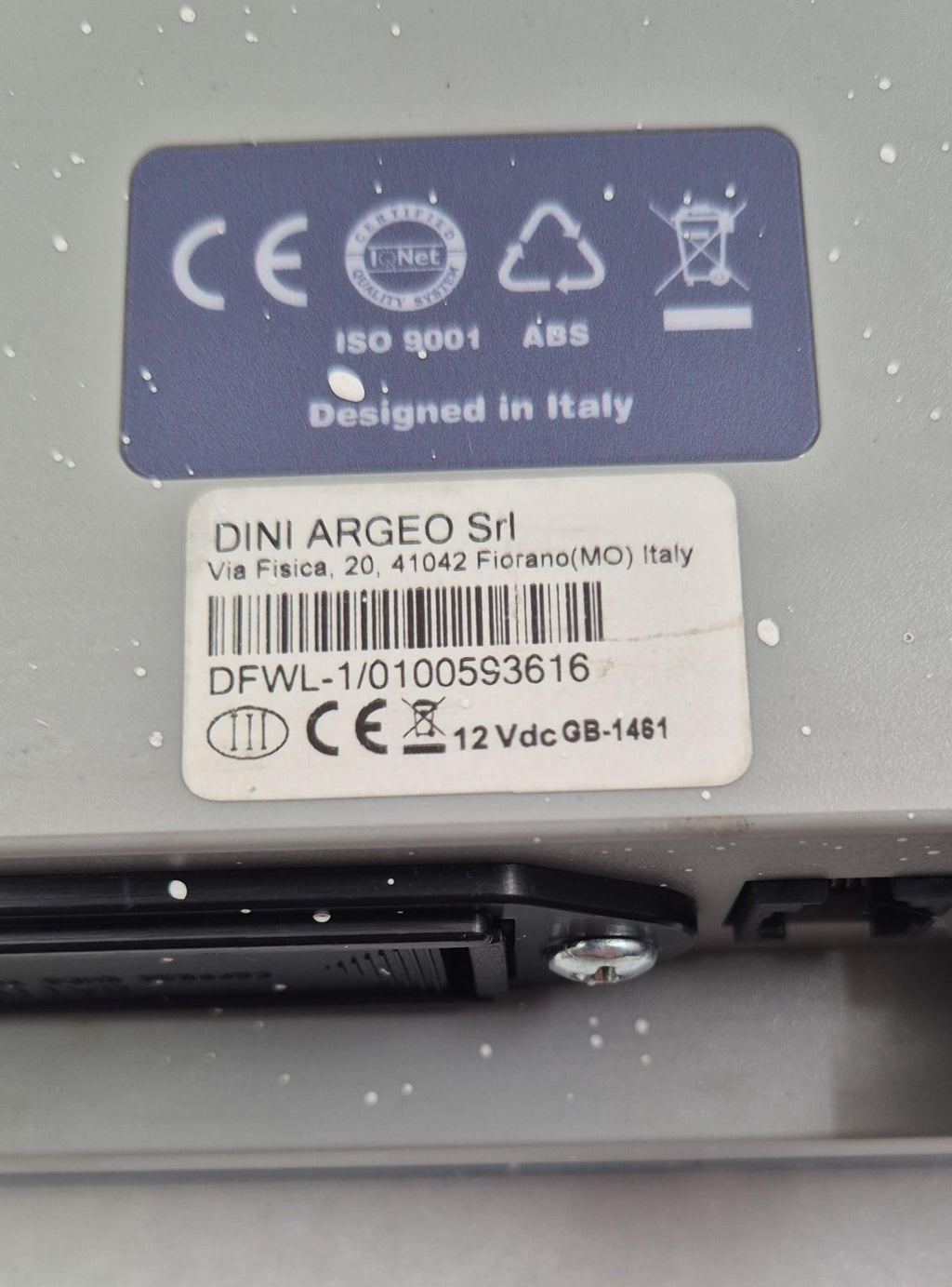 DINI ARGEO DFWL-1 DIGITAL WEIGHT TRANSMITTER SCALE 12VDC