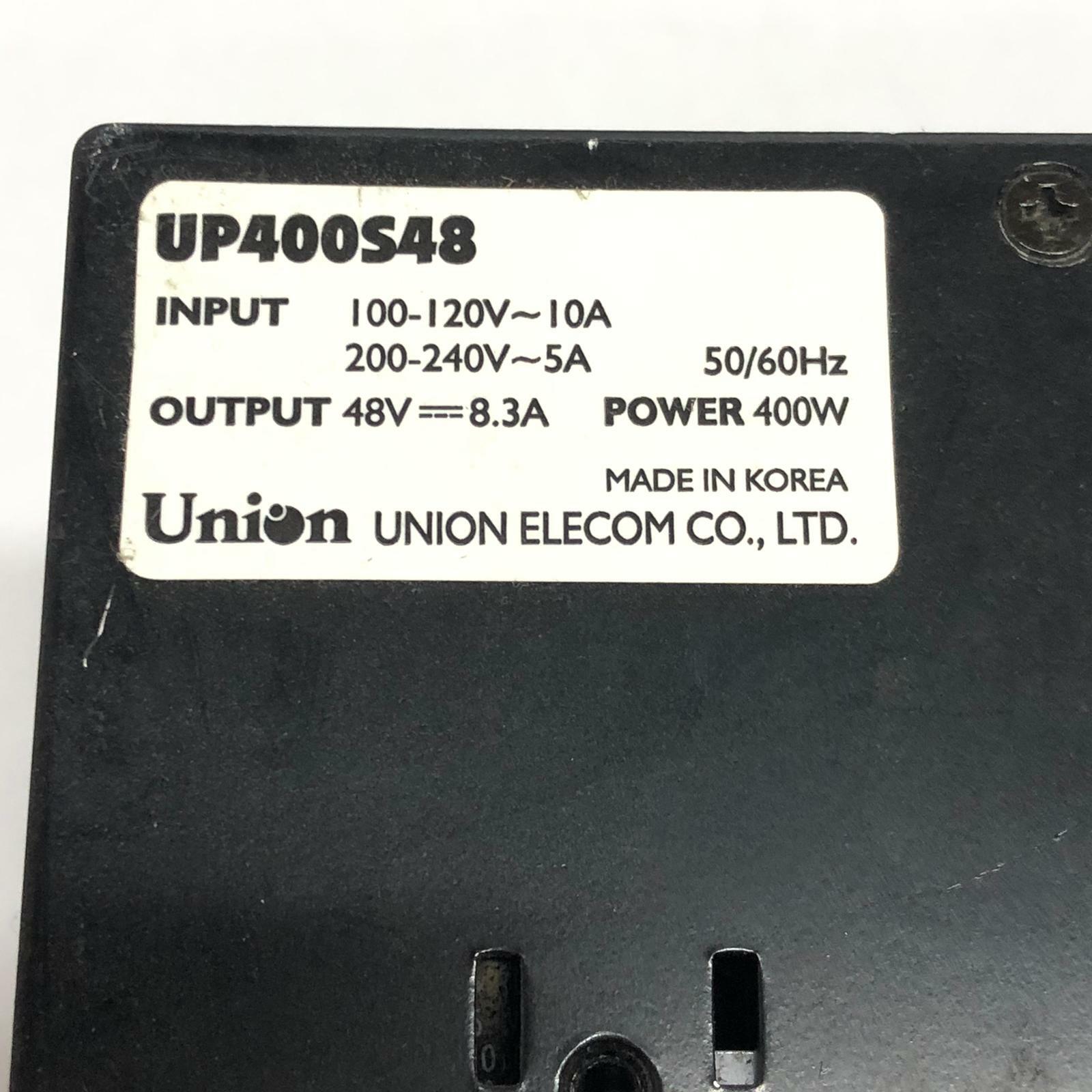 UNION Power Supply P/n: UP400S48 400W 50/60Hz Output 48V 8.3A