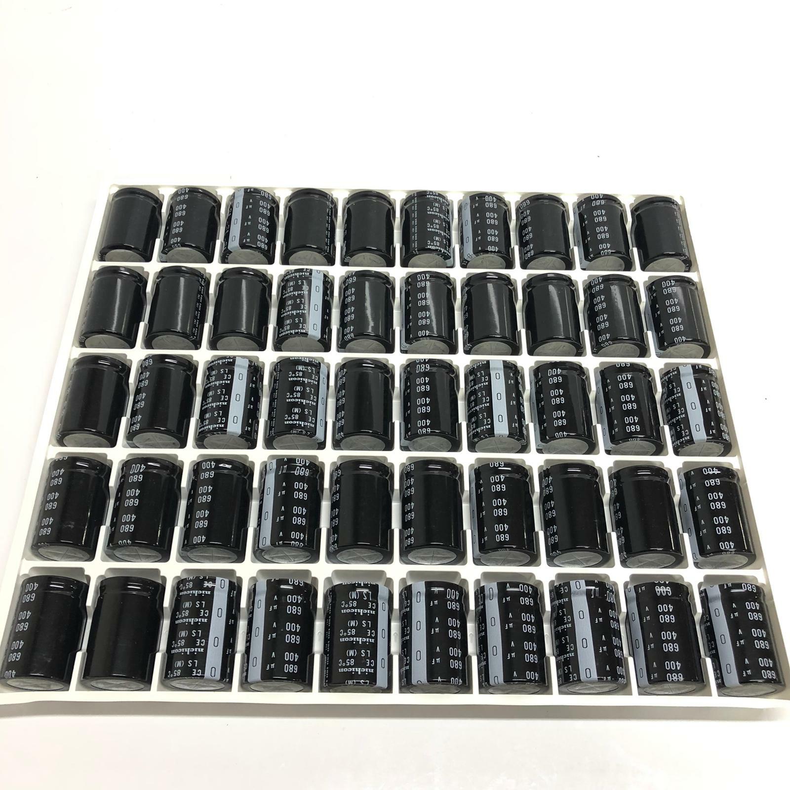 [Lot of 10] Nichicon 680uF 400v  LS(M) 35x50mm 400V 680uF PSU Capacitor
