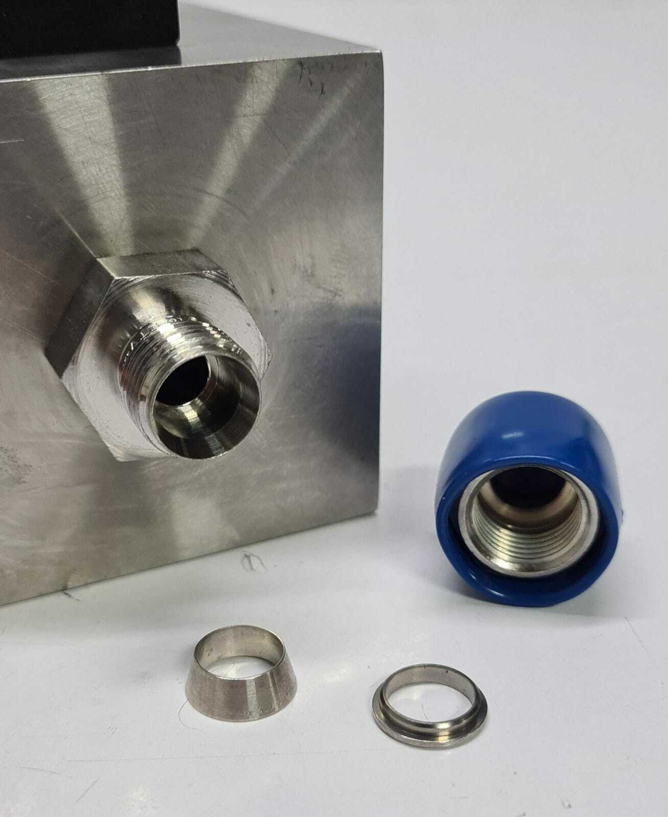 OMEGA FMA-875-1 Gas N2 Range 200 1500 PSI 15 VDC Mass Flow meter Control Valve