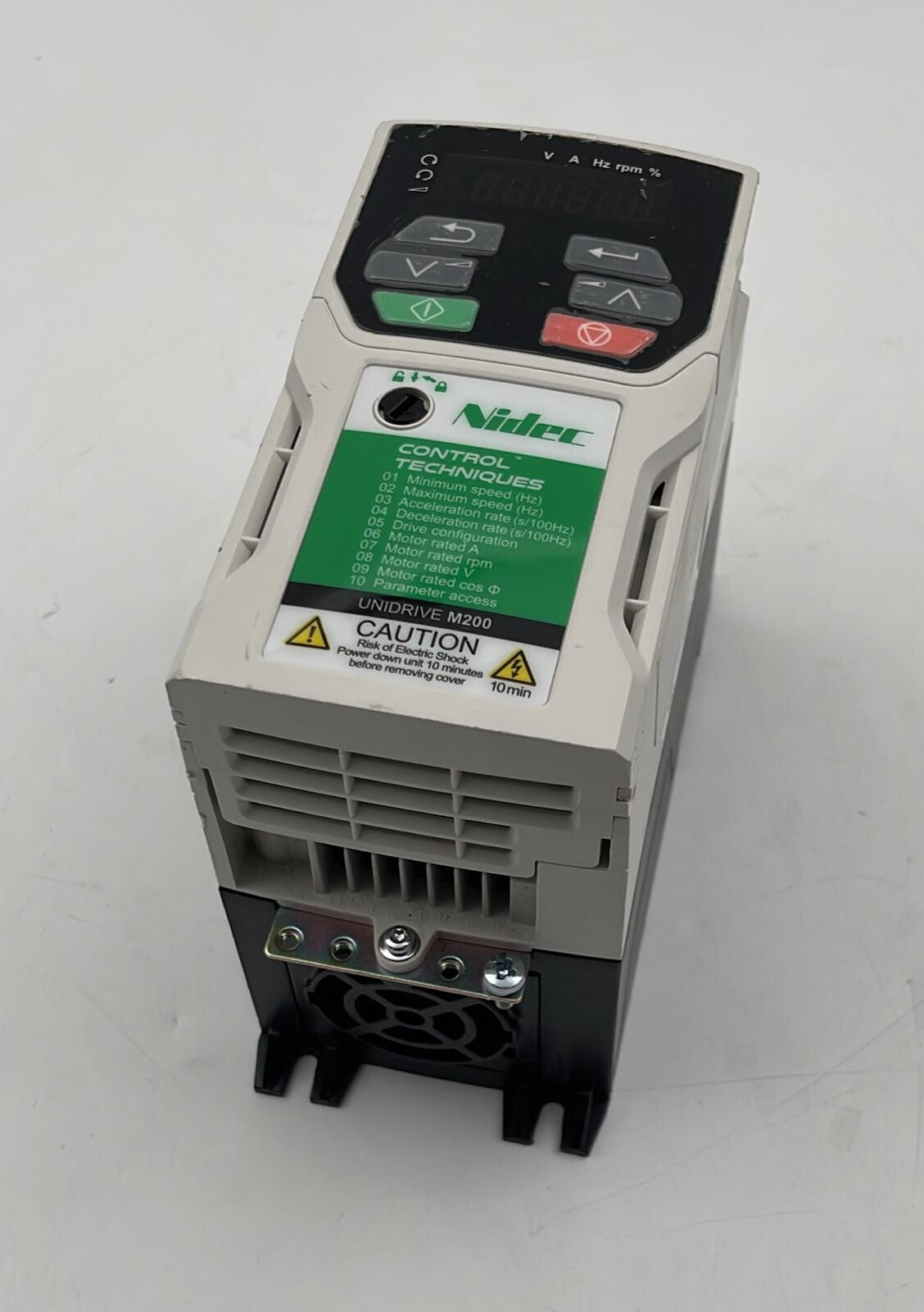 Emerson Nidec Control Techniques Undrive M200-012-00017 A 0.25Kw 240V