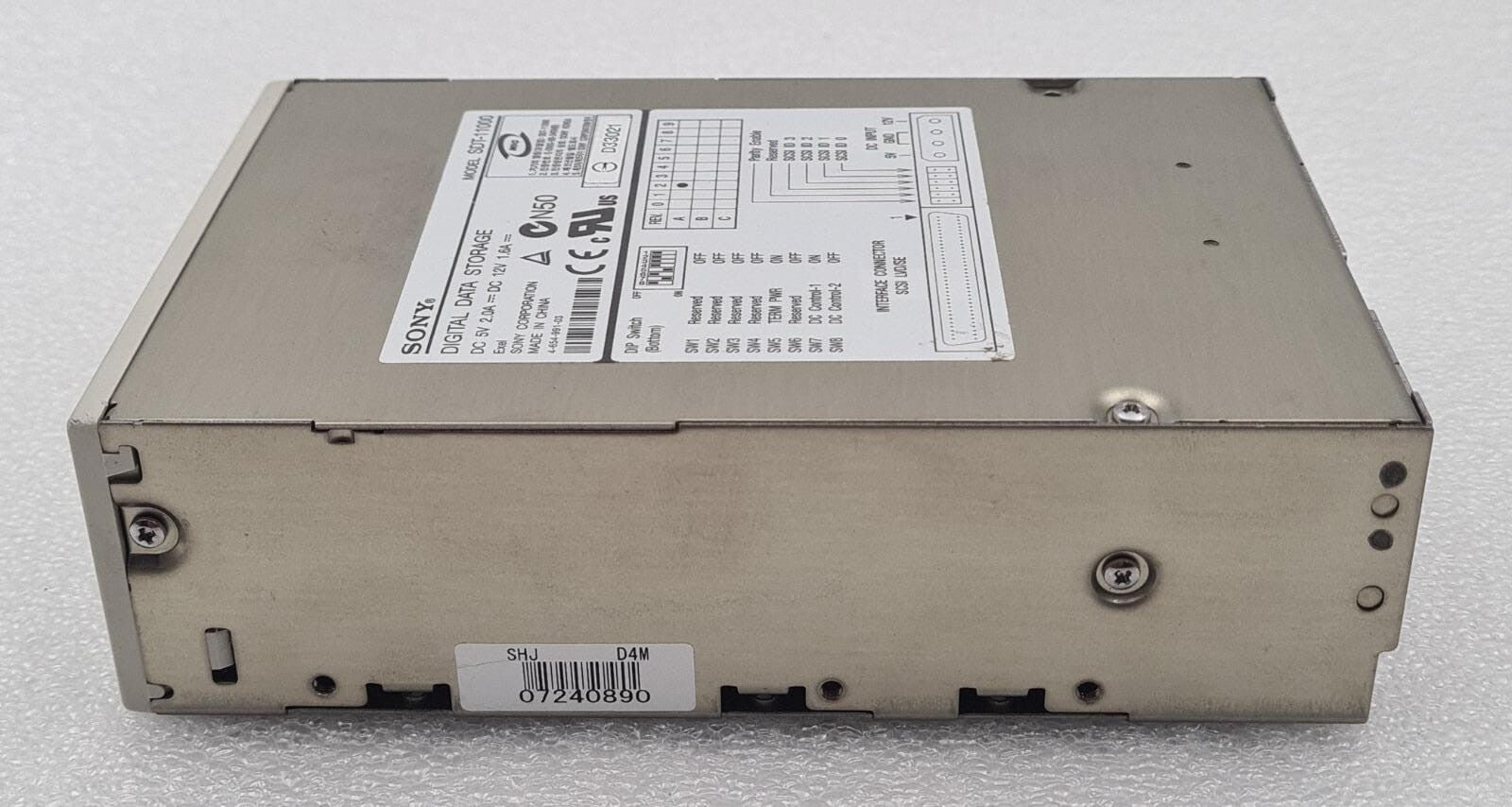 SONY SDT-11000 DIGITAL DATA STORAGE 68PIN SCSI LVD/SE Exel TAPE DRIVE