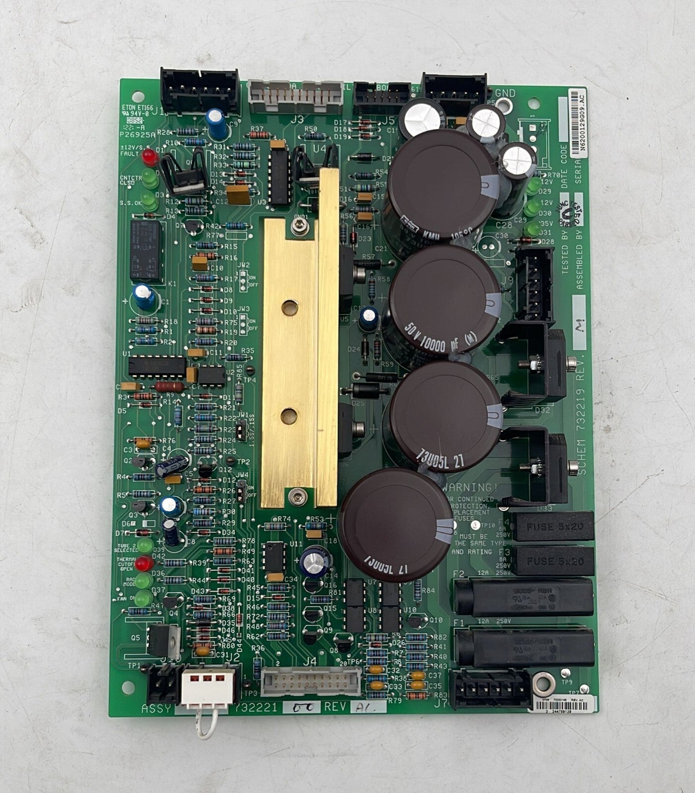 INDICO X-Ray CPI Auxiliary Board PWB 732221 SCHEM 732219 PWB 732220