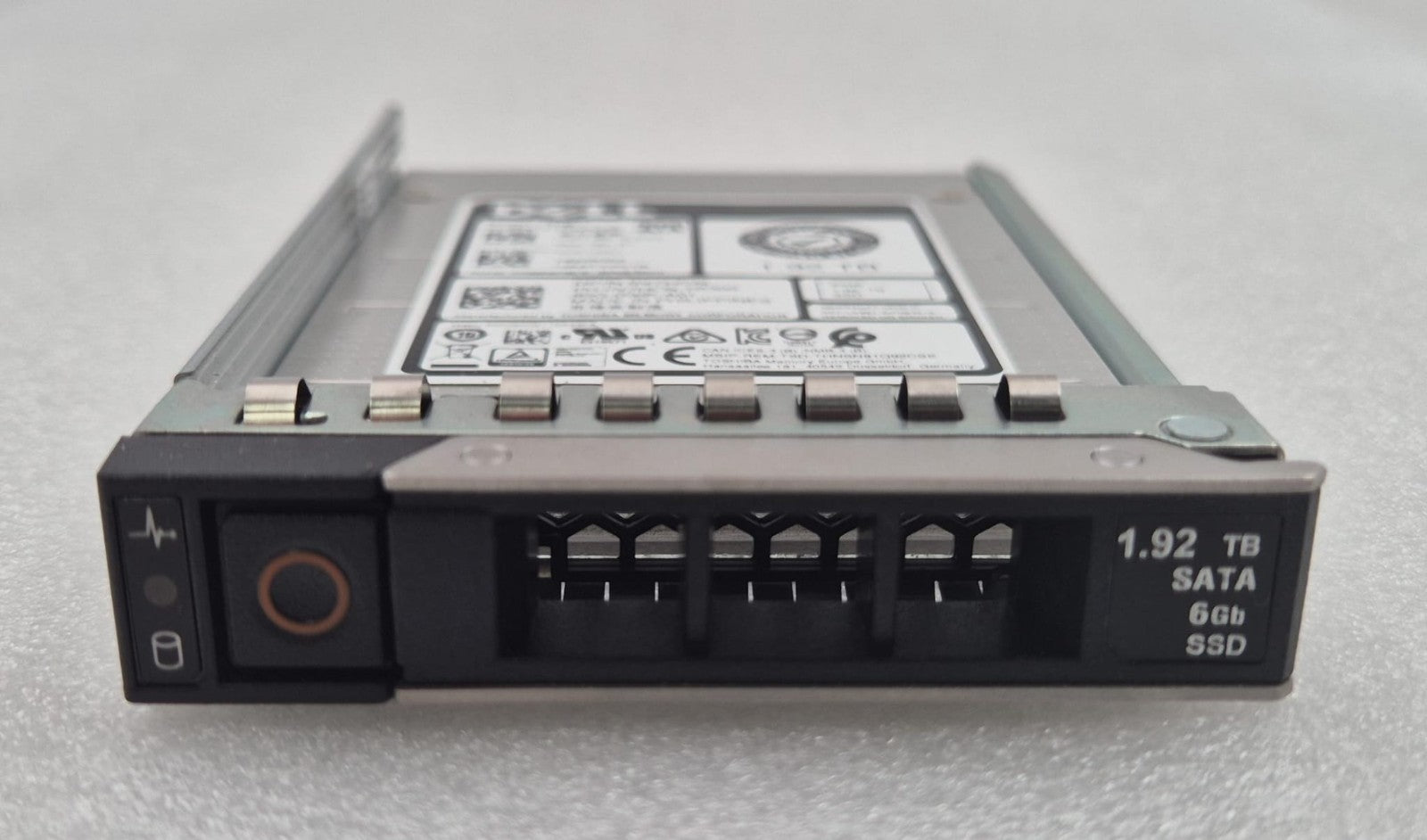 Dell 0V7HCN 1.92TB SATA 2.5 inch enterprise solid state drive THNSF81D92CSE with Dell server tray