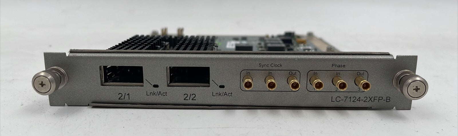 Telco System LC-7124-2XFP-B T-Metro Plug-in Line Card