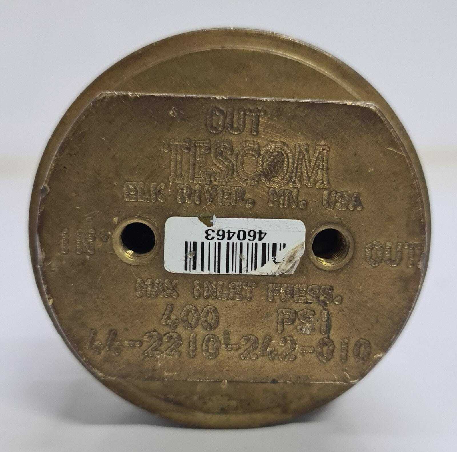 Tescom 44-2210-242-010 Pressure Reducing Regulator max 400 psi Inlet