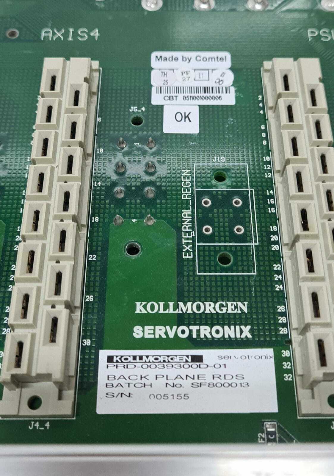 Kollmorgen Servotronix Back Plane RDS PRD-0039300D-01 Comtel