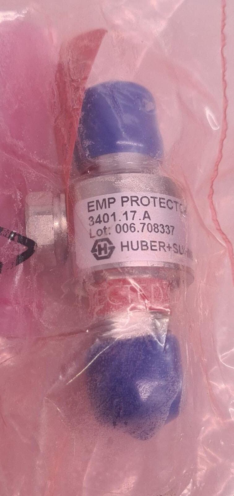 NEW SEALED - HUBER SUHNER 22543736 EMP Lightning Protector 3401.17.A