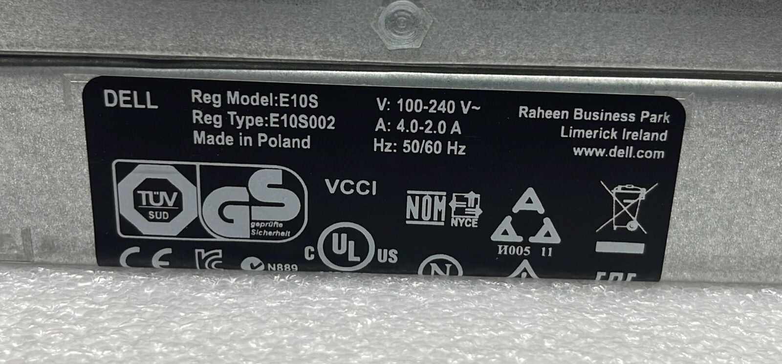 DELL E10S PowerEdge R210 II Rack Network Server E10S002