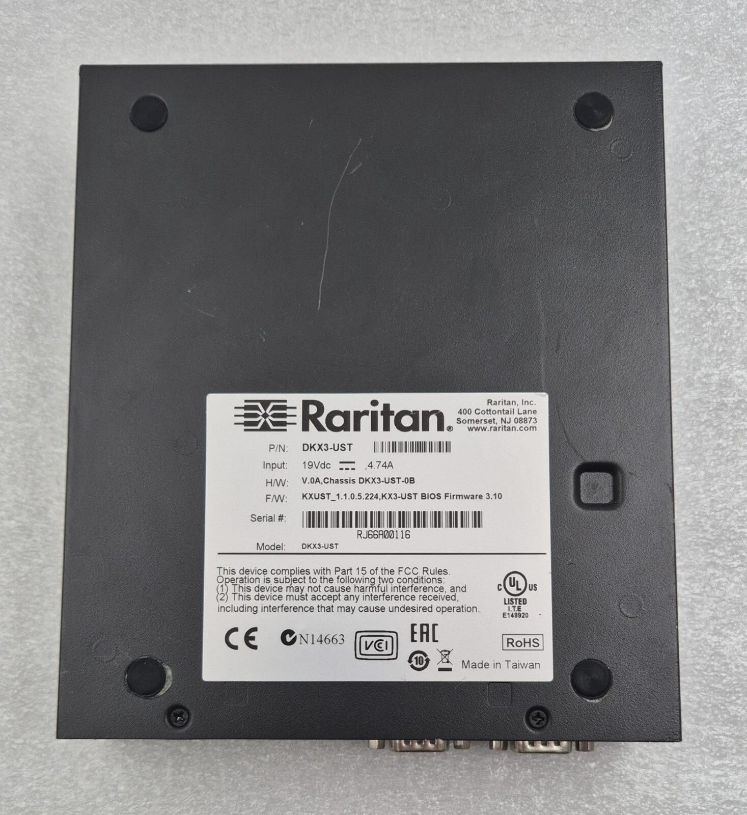RARITAN DKX3-UST Dominion User Station **AS-IS**