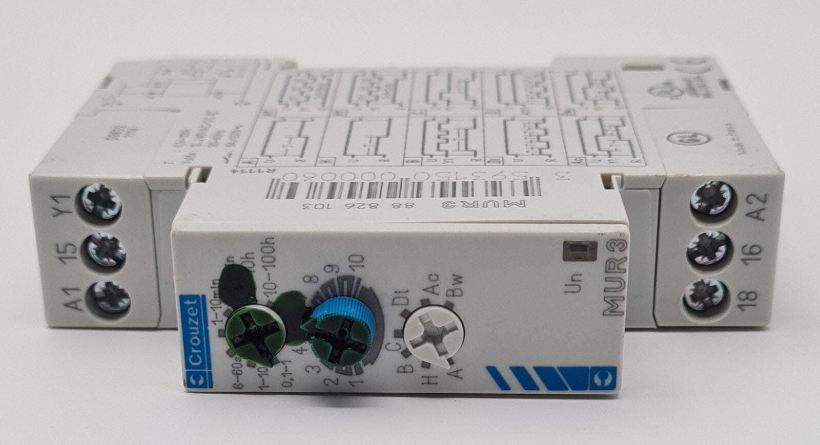 Crouzet MUR3 88826103 Time Delay Relay MULTIFUNCTION ANALOGUE TIMER