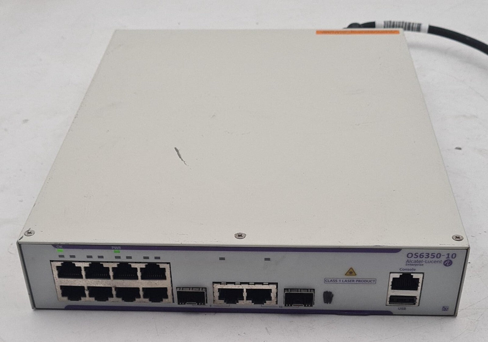 Alcatel Lucent OS6350-10 Omniswitch Switch 903868-90 100-240V