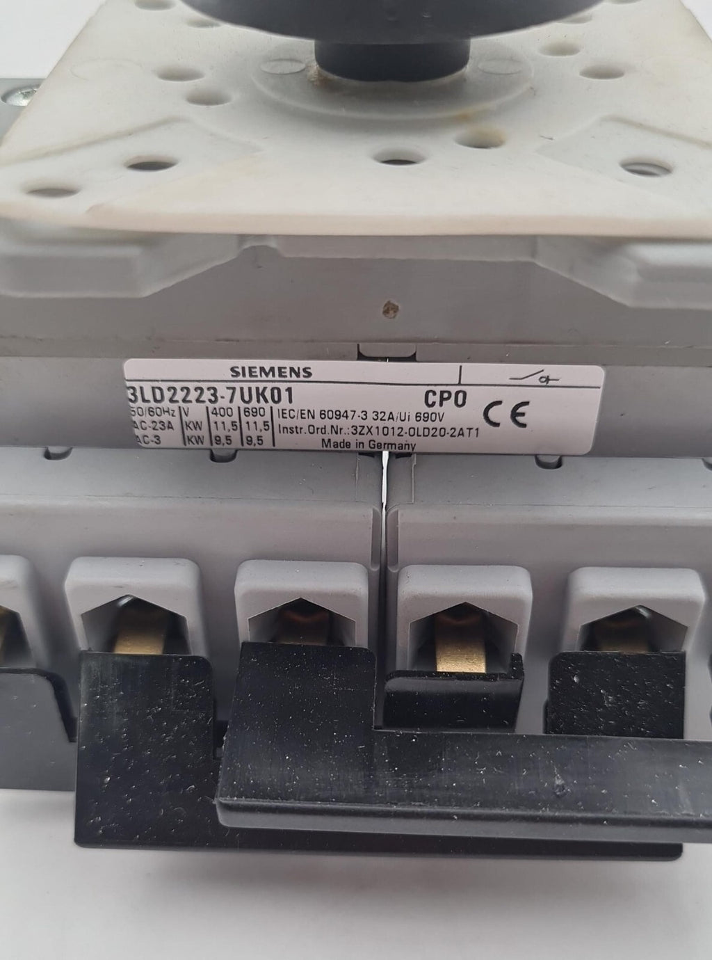 NEW - Siemens 3LD2223-7UK01 Changeover Switch Knob 3ZX1012-0LD20-2AT1