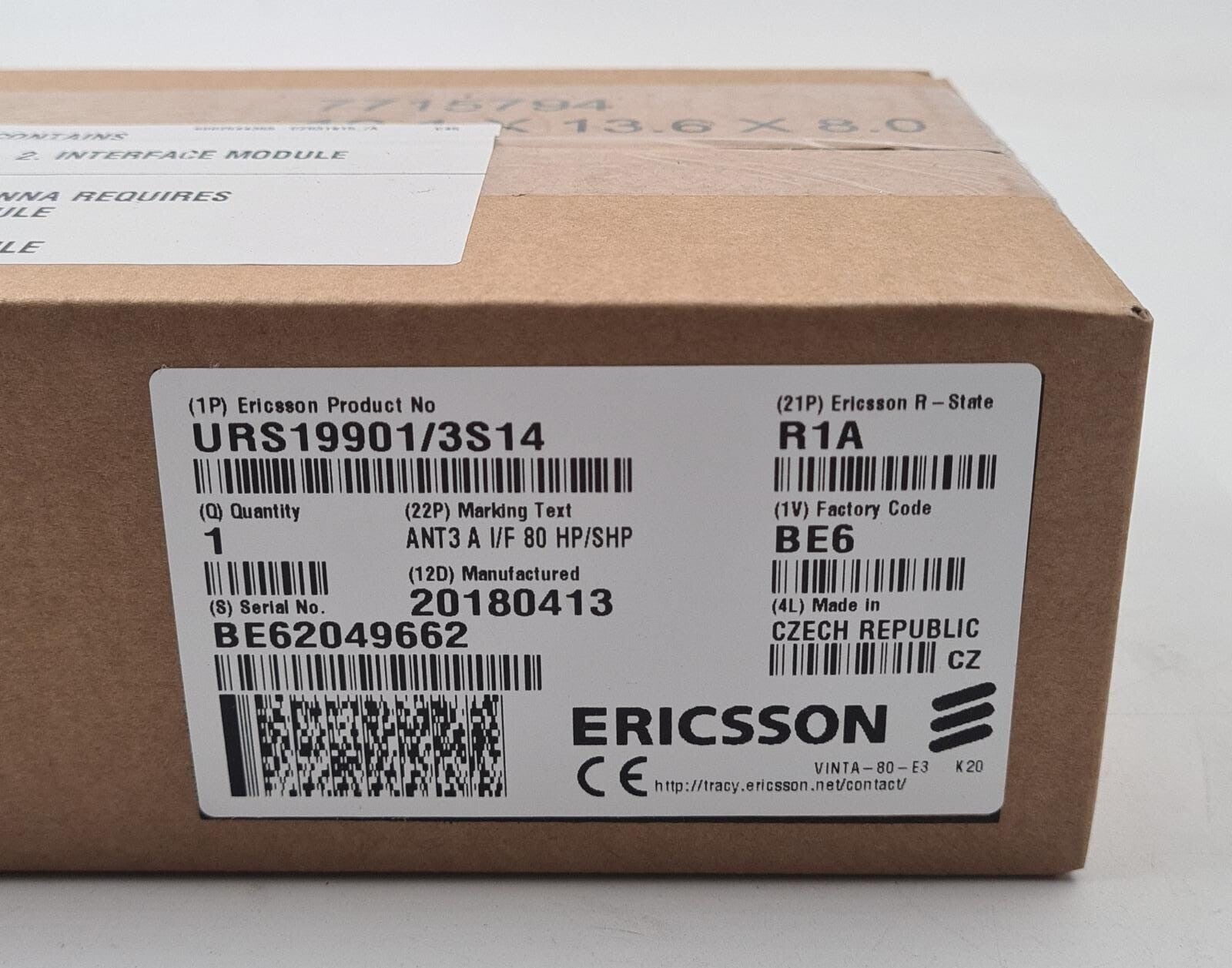 *NEW* Ericsson BFZ62231/3S14H R1B MINI-LINK ANT3 VHLP1-80A-E3E ValuLine Antenna