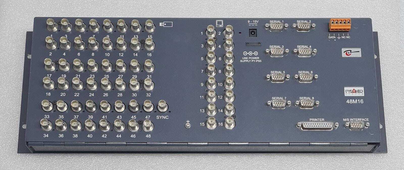 BAXALL PY-48M16-HR PYRAMID MATRIX MatrixPY-48M 48M16 CCTV Control Panel