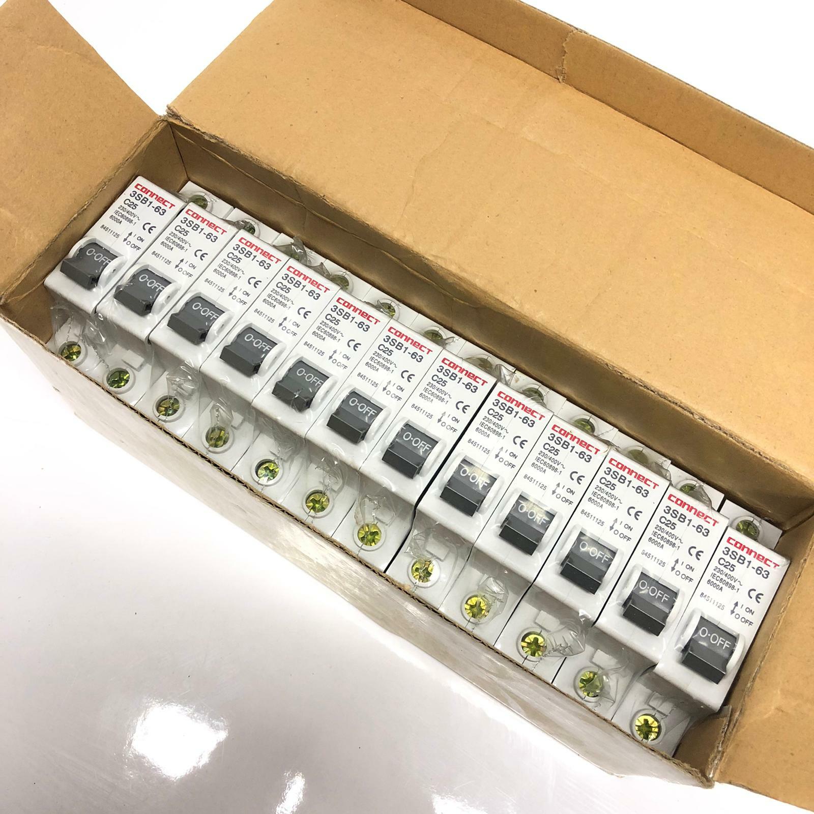[LOT 12] NEW - Connect Corp 3SB1-63 C25 Circuit Breaker Fuse 230/400V 6000A