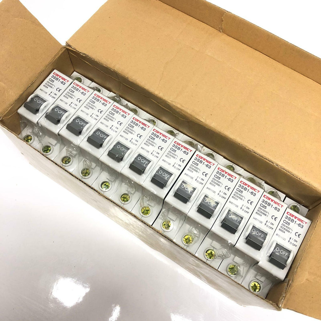 [LOT 12] NEW - Connect Corp 3SB1-63 C25 Circuit Breaker Fuse 230/400V 6000A