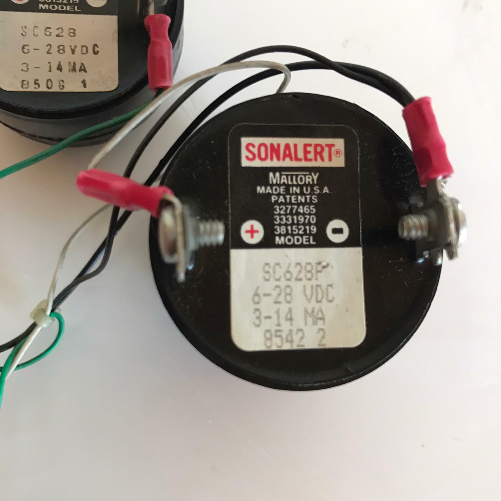 Mallory SONALERT SC628P AUDIBLE SIGNAL & SC628 Medical Varian Part