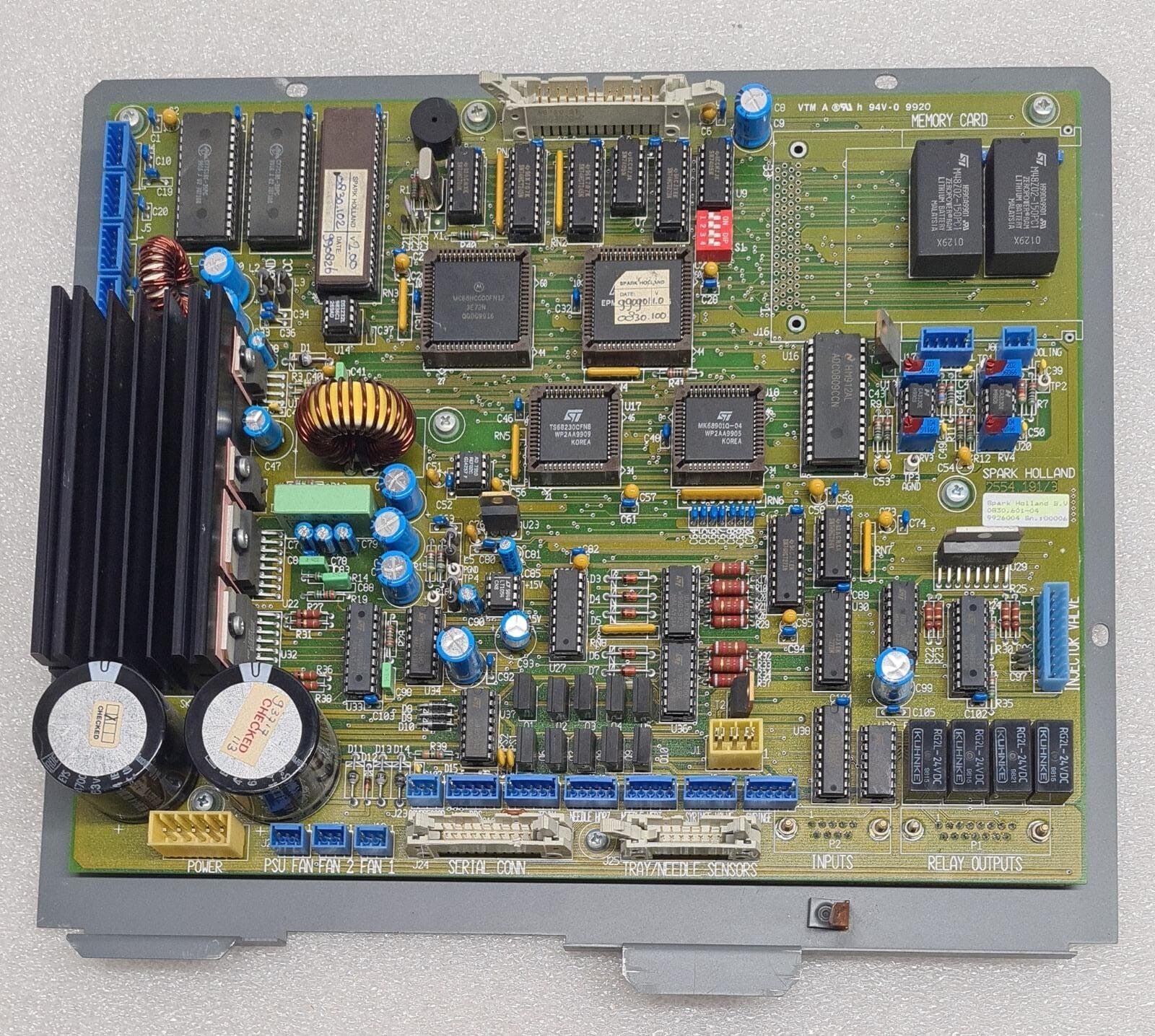SPARK HOLLAND 0830.601-04 Main Board 9920 PN 2554.191/3