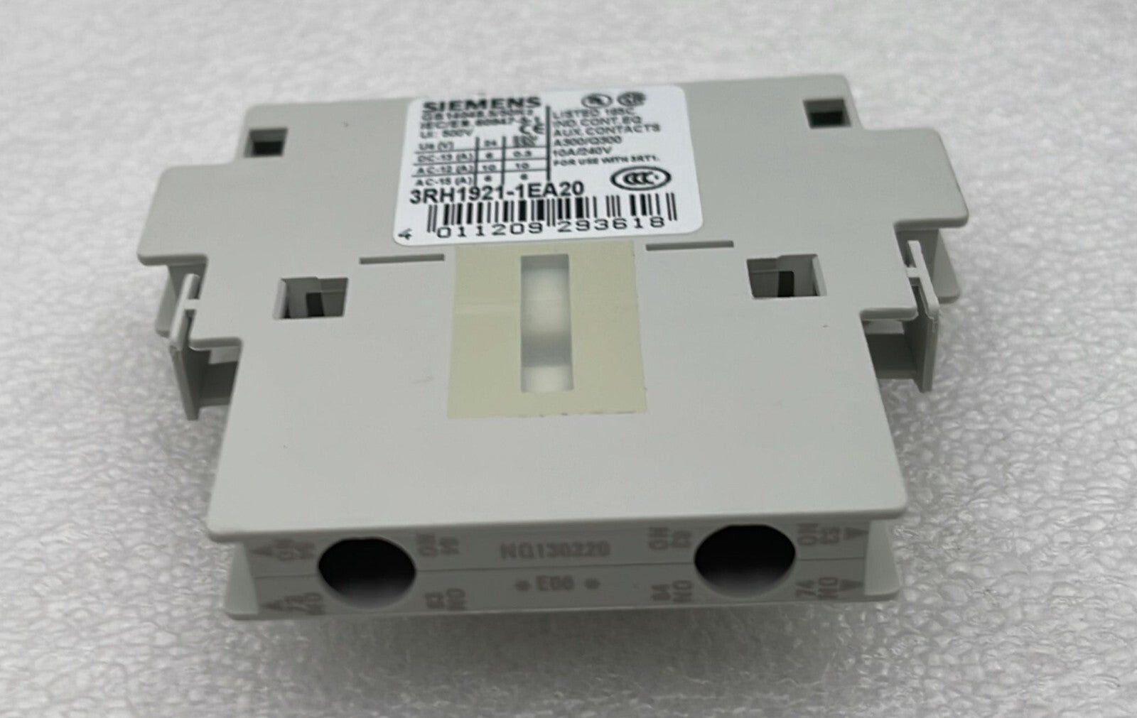 [LOT OF 6] Siemens 3RH1921-1EA20 Auxiliary switch block