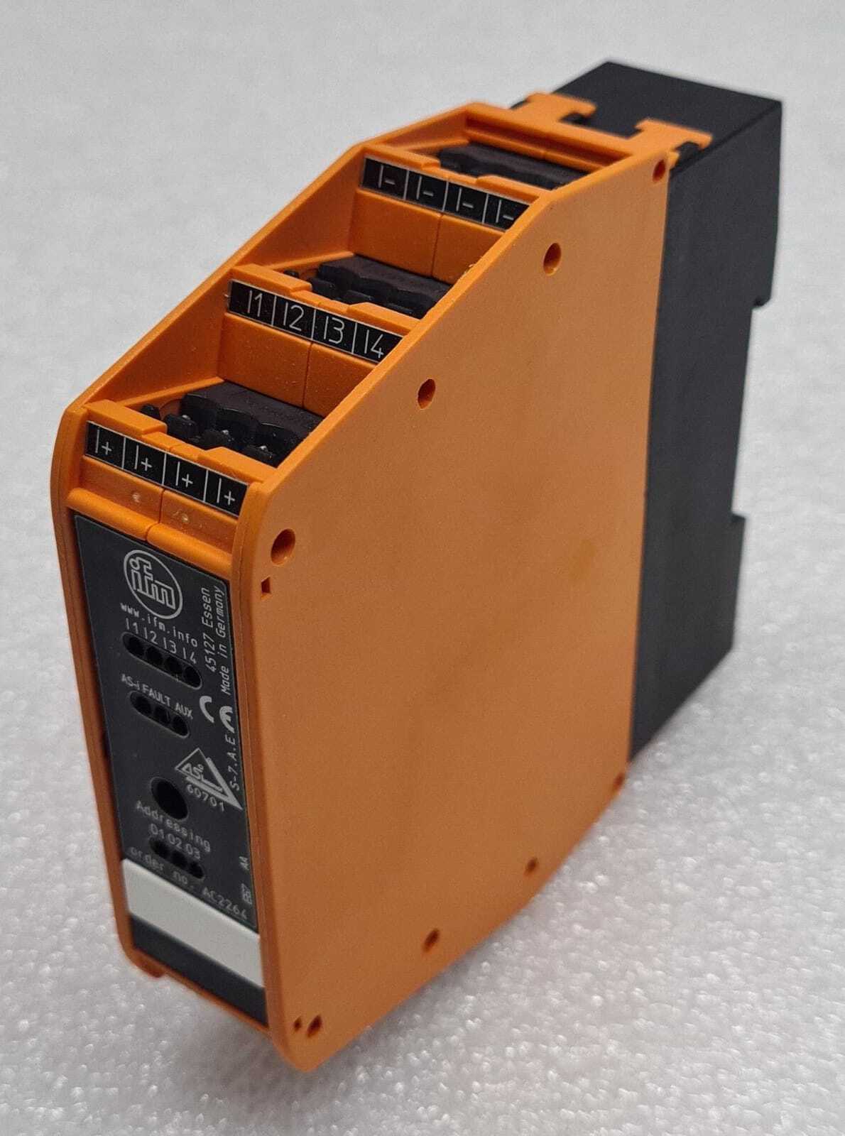NEW- ifm electronic Module AS-i interface AC2264 SmartLine25 4DI 3D0 T C CABINET